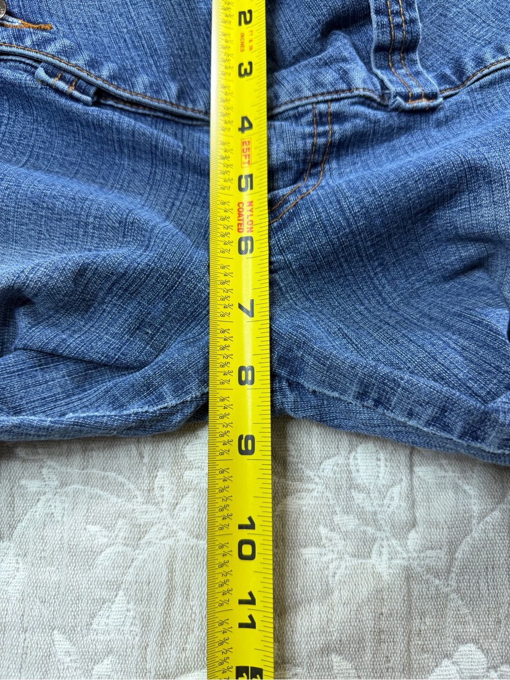 Younique Women's Low Rise Y2K Capri Jeans - Size 11 - Picture 9 of 11